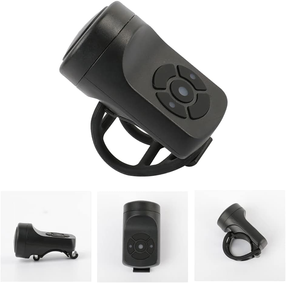 Electric Bike Horn, 120Db with 4 Sound Modes, USB Rechargeable for Mountain and Road Bikes T6830