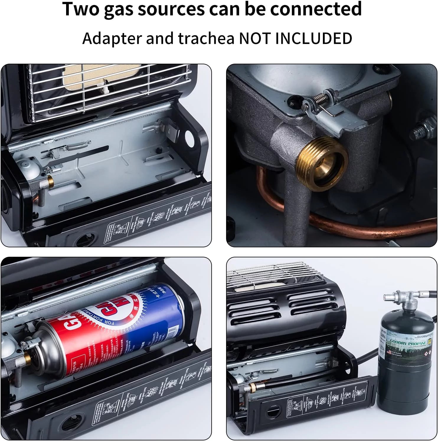 Portable Dual Fuel Heater for Camping O693
