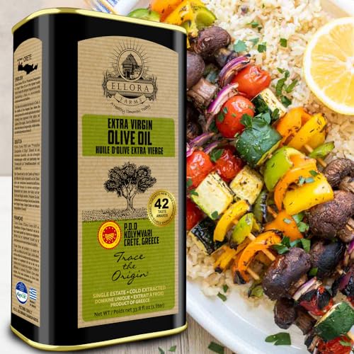 Extra Virgin Olive Oil, Cold Pressed, Single Origin, 1 Liter Tin T119