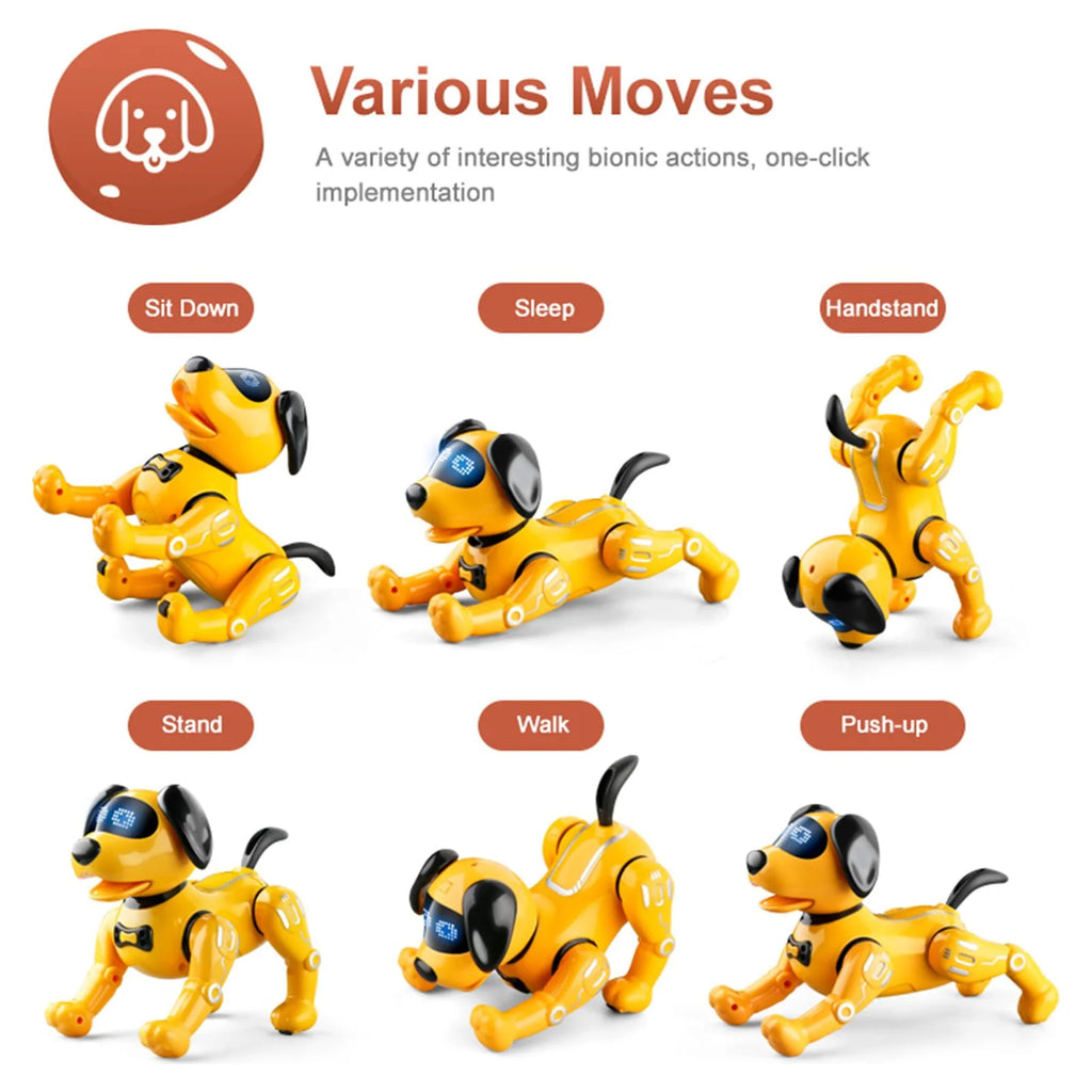 Programmable Robot Dog Toy RC Stunt Puppy O970668