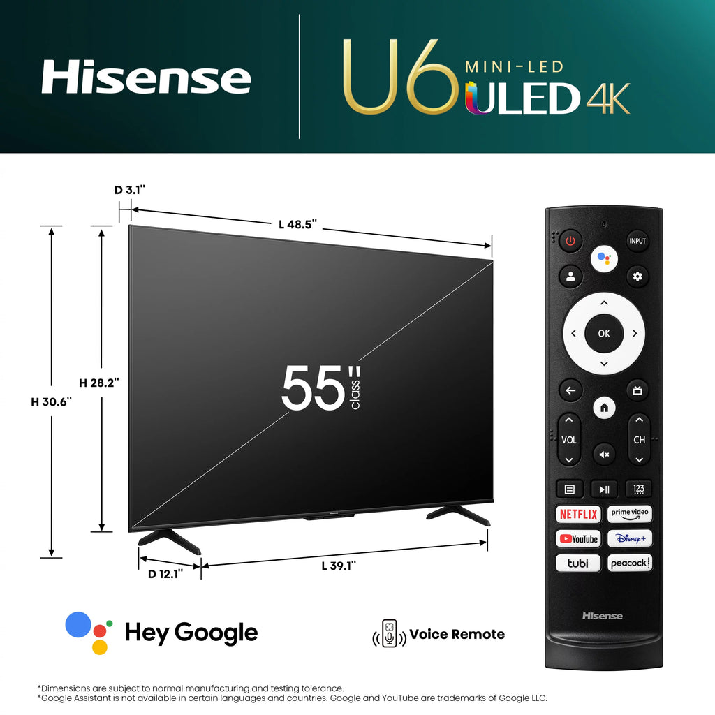 55-Inch Mini-LED QLED Smart TV with Dolby Vision and Full Array Local Dimming E276571
