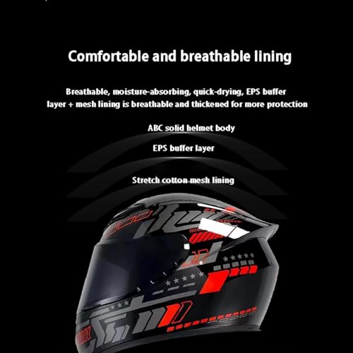 Modular Full Face Motorcycle Helmet with Mask F2965