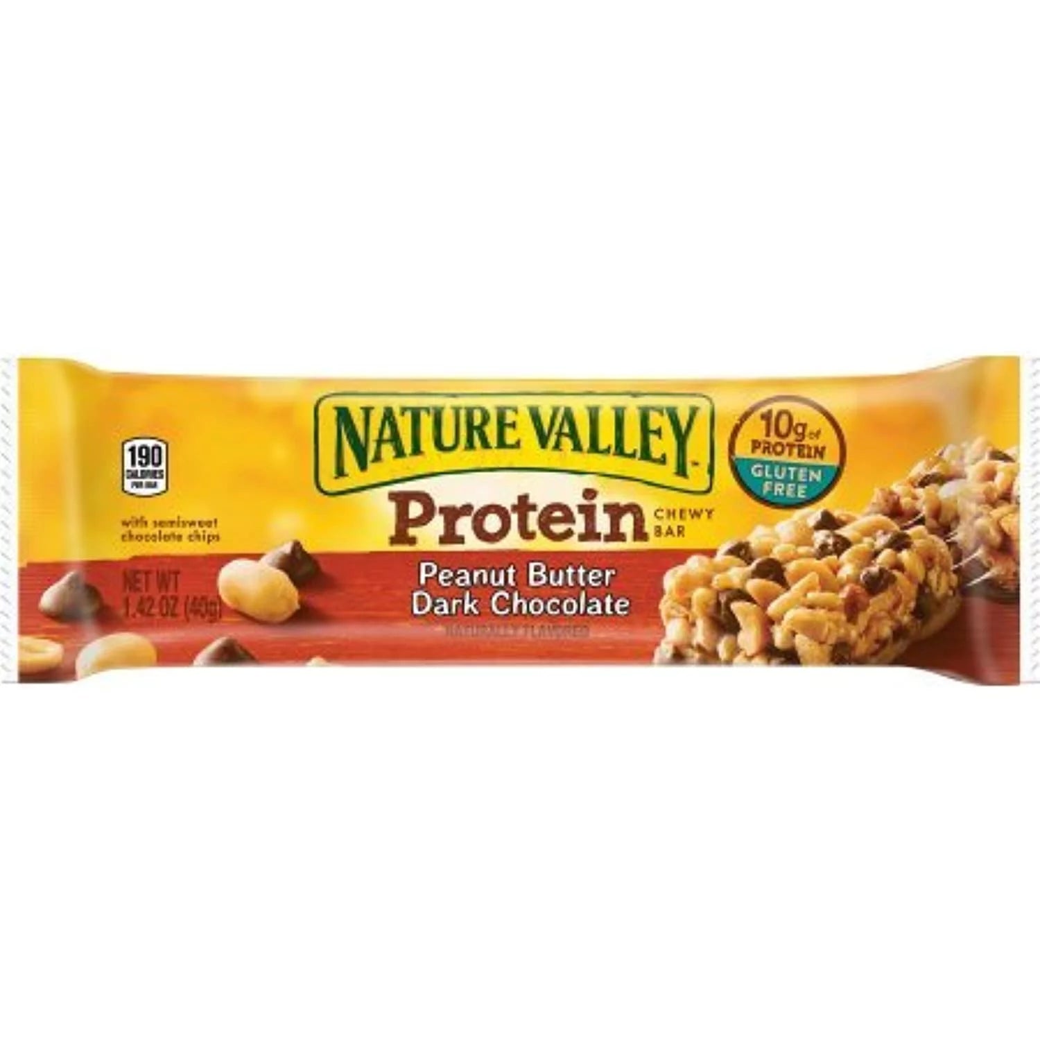 Peanut Butter Dark Chocolate Protein Chewy Bars P91841