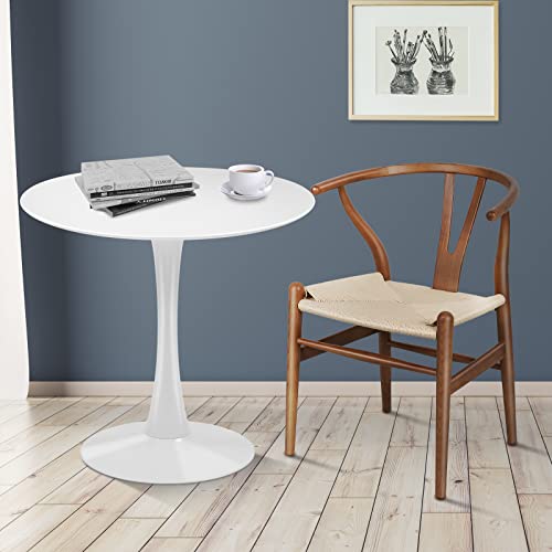 Round Dining Table with Metal Pedestal Base V328635