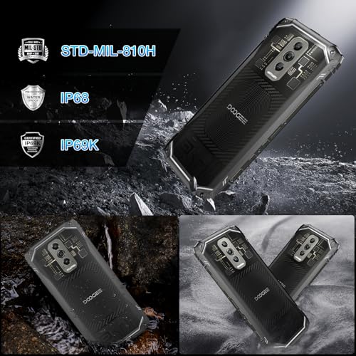 Rugged Smartphone Unlocked, 20GB RAM 256GB, 6.56" 90Hz Display, 50MP Camera T43955