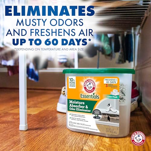 Disposable Moisture Absorber and Odor Eliminator Tub, Fragrance Free, 1 lb. V717