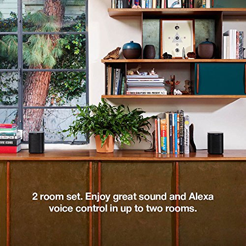 Two-Room Set with Smart Speaker and Alexa Voice Control (Black) P77100