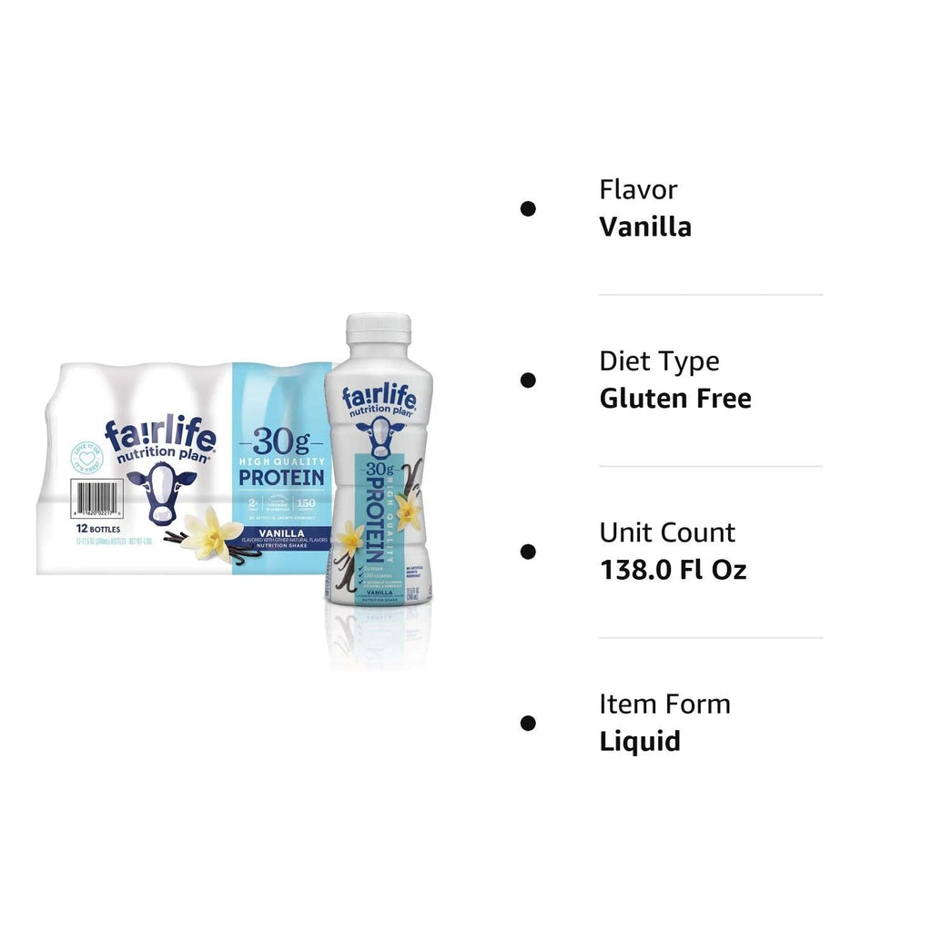 Vanilla Nutrition Shake 11.5 fl oz 12 Pack F948