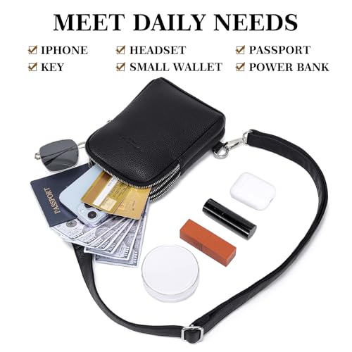 Vegan Leather Crossbody Sling Bag for Women T28896