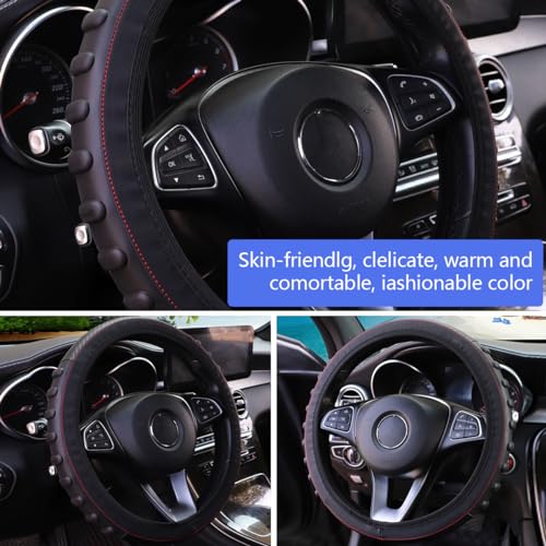 Car Steering Wheel Cover, Elastic Stretch Grip, 14.5-15 Inch Universal W5172