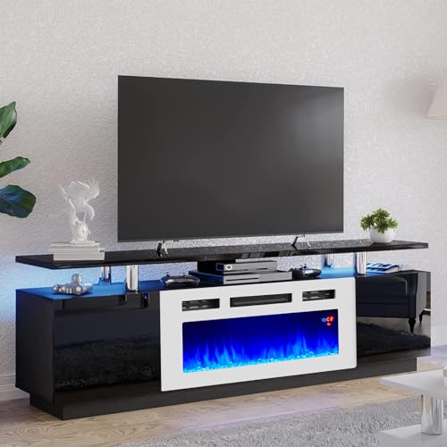 Fireplace TV Stand with 40" Fireplace, 80" Entertainment Center for TVs Up to 90" M79326