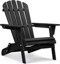 Wood Adirondack Chair Outdoor Chairs Patio Chairs Lawn Chair Wooden Patio Folding Chair for Outside Porch Chair Fire Pit Chairs for Garden Backyard Pool Balcony Lounge Wood Outdoor Patio Furniture