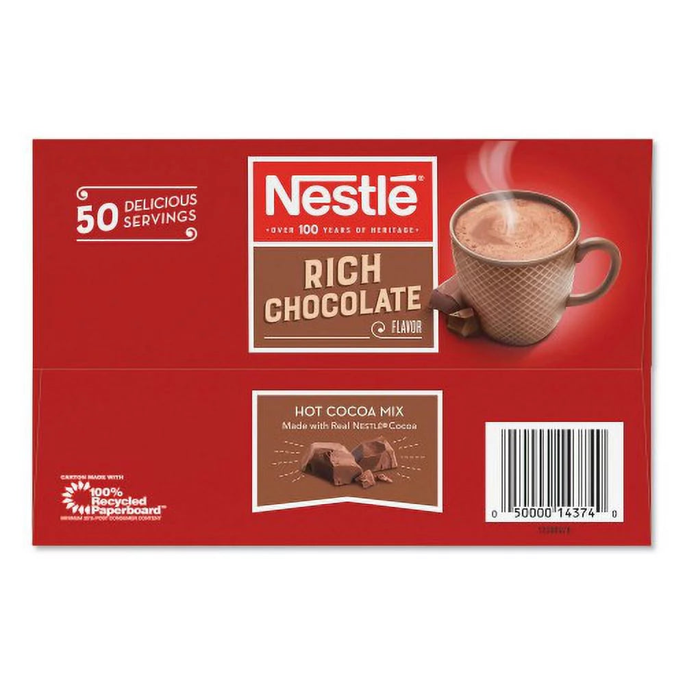 Hot Cocoa Mix, Rich Chocolate, 50 Count Z21144