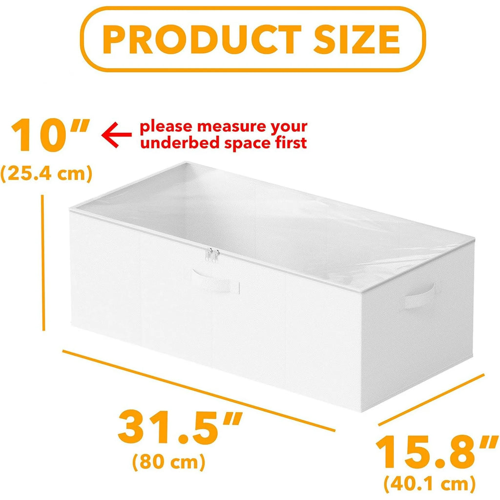 Under Bed Storage Containers with Lids, 2 Pack O592058