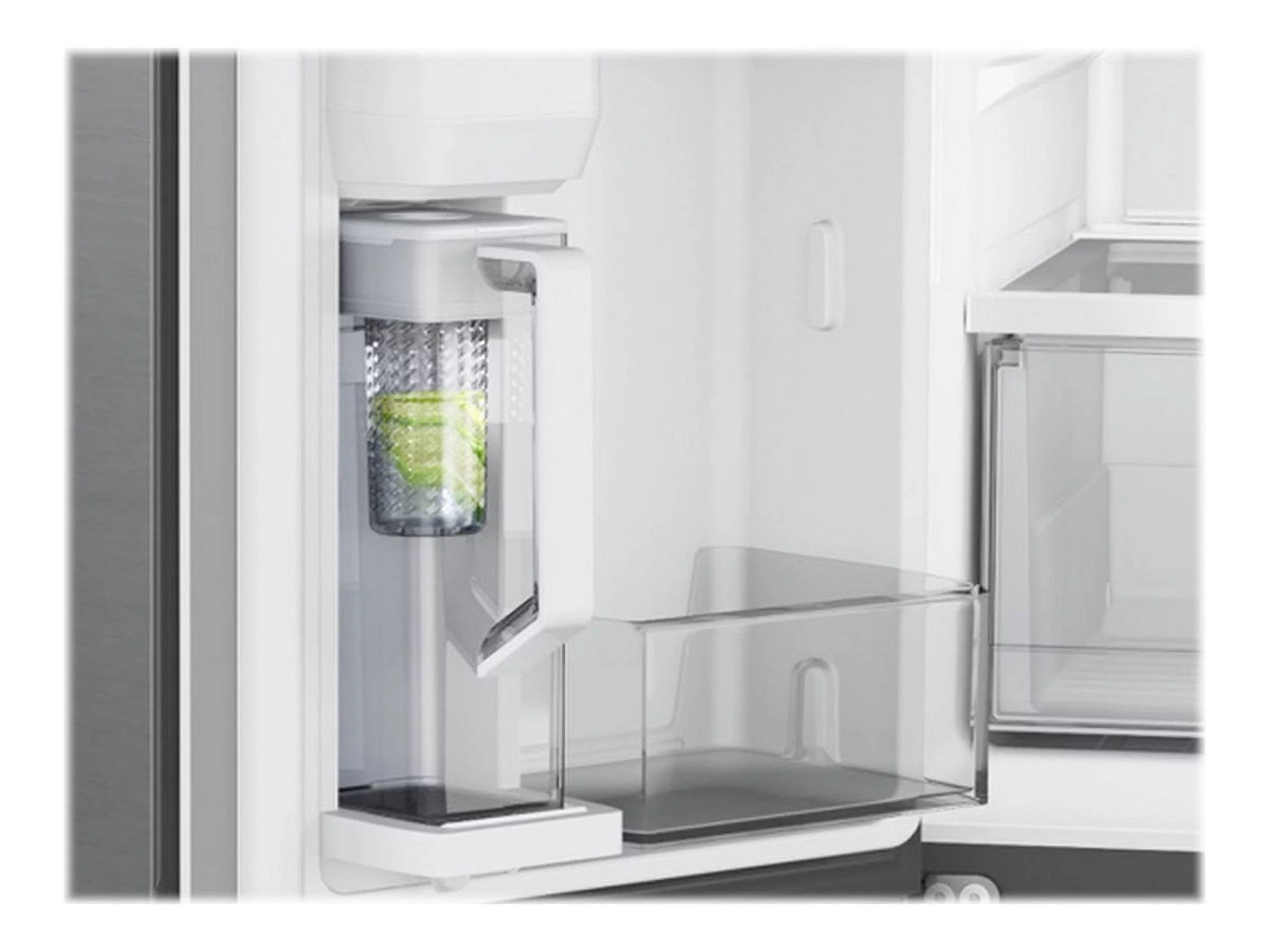 French Door Freestanding Refrigerator Stainless Steel H8806
