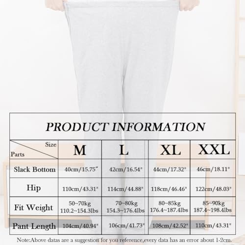Side Zipper Patient Pants, Soft Cotton O5946