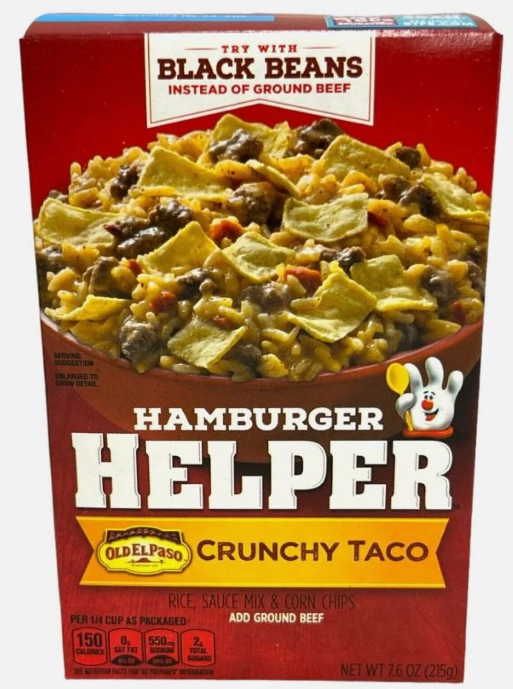 Betty Crocker Hamburger Helper Crunchy Taco Hamburger Helper 7.6 Oz (Pack of 8)