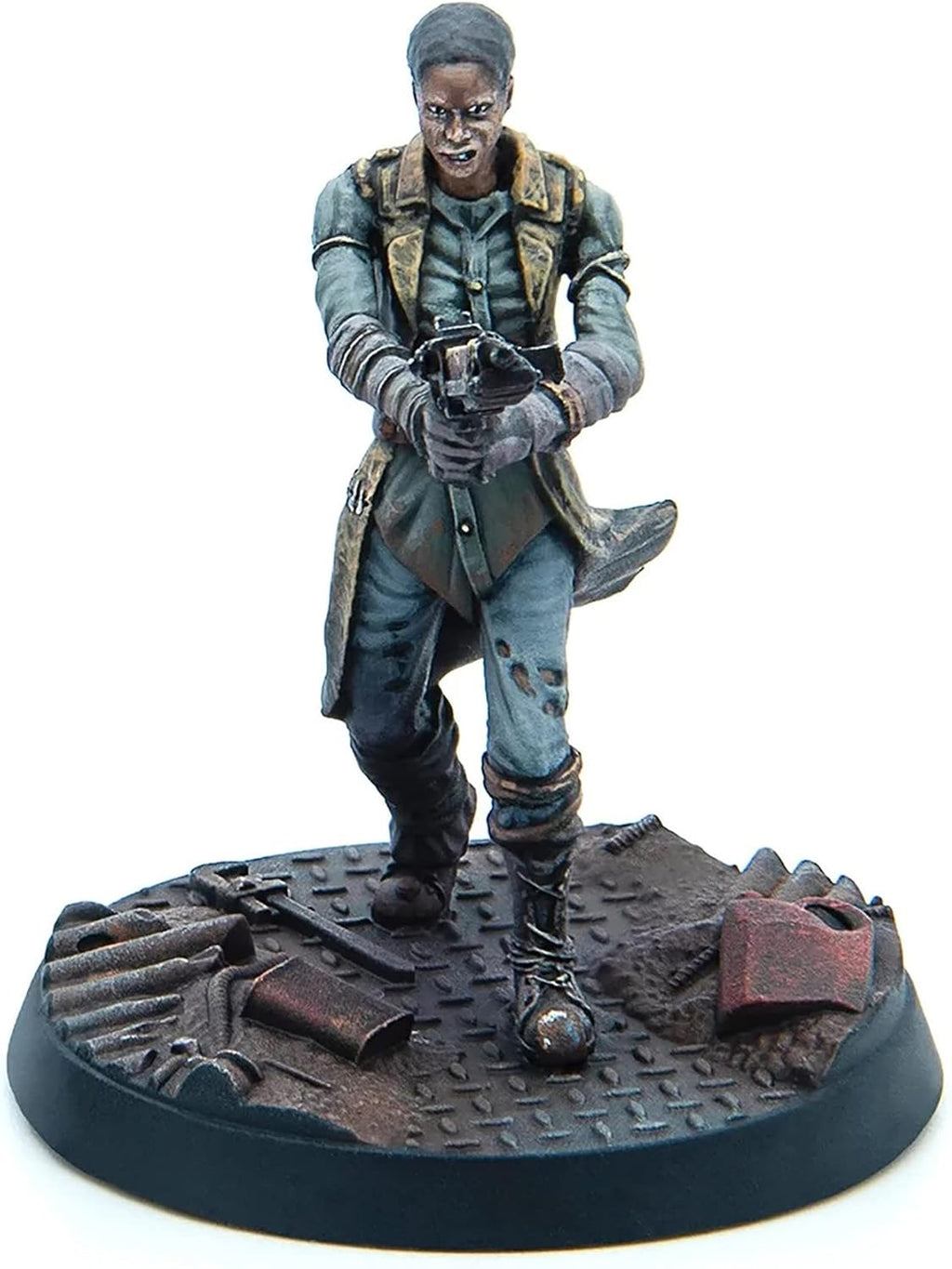 Fallout Wasteland Warfare Raiders The Forged 6 Unpainted Resin Miniatures with Scenic Bases 32MM Scale P915