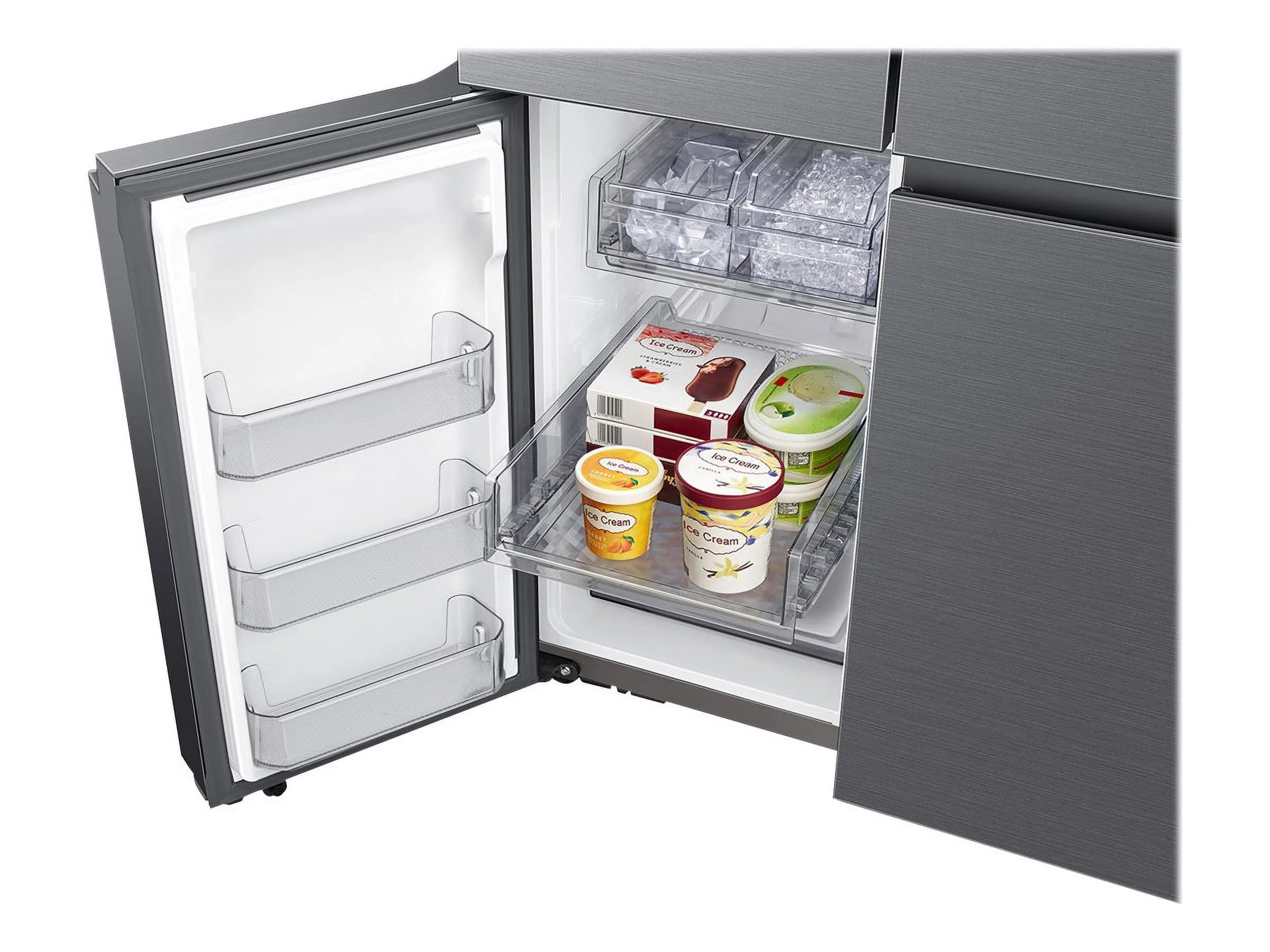 French Door Freestanding Refrigerator Stainless Steel H8806