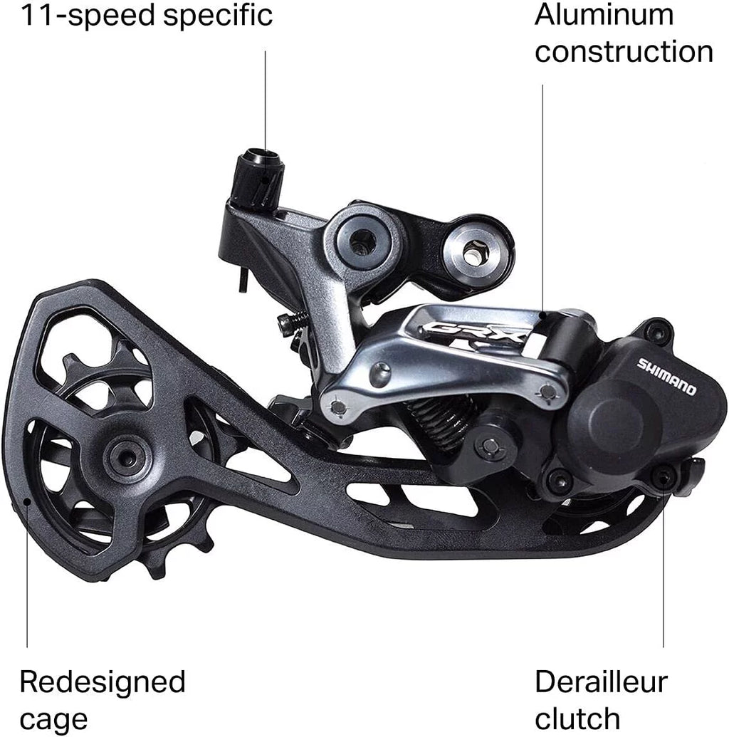 Rear Derailleur 11-Speed Long Cage Black W5450