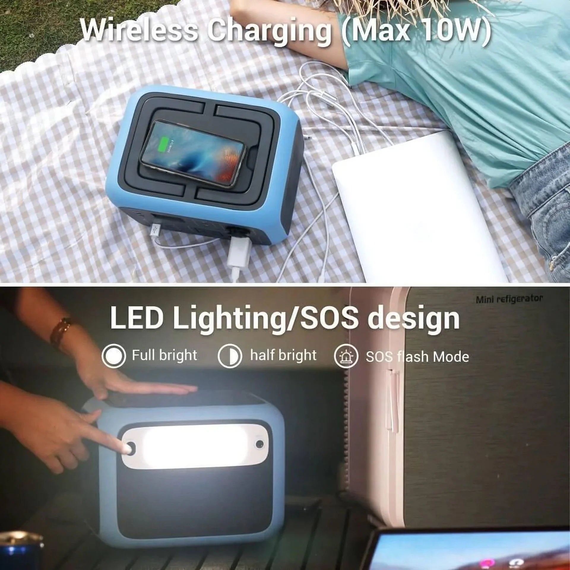 Portable Power Station 500Wh for Outdoor Camping U239290
