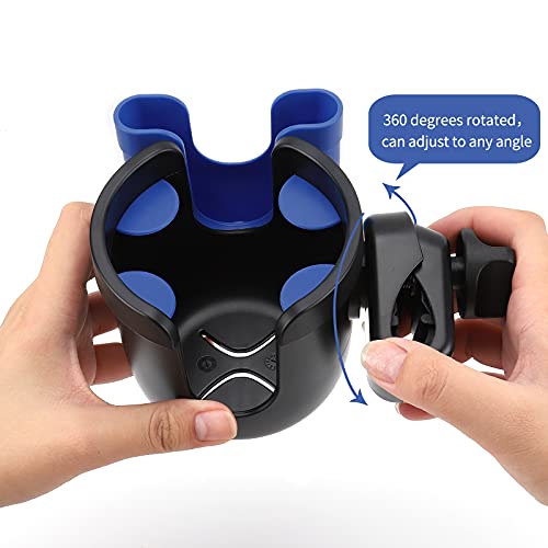 Stroller Cup Holder with Phone Holder, 2-in-1 Universal for Bike, Wheelchair, Walker V643912