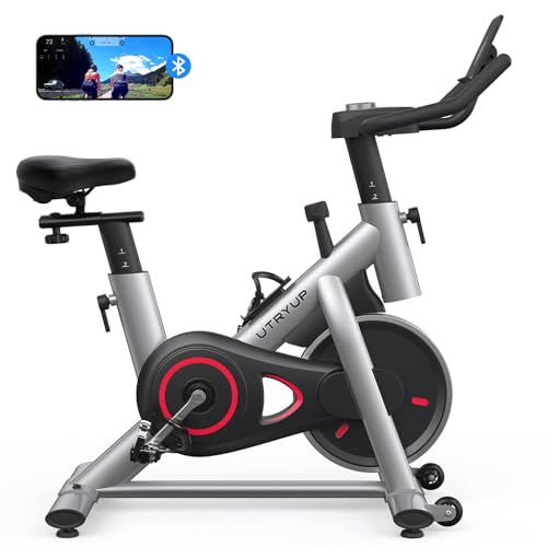 Exercise Bike, Stationary Bike for Home, Indoor Cycling Bike with Silent Belt Drive H179