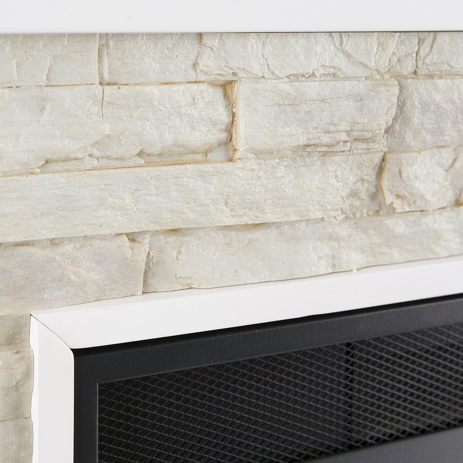 Corner Electric Fireplace Media Storage D87974