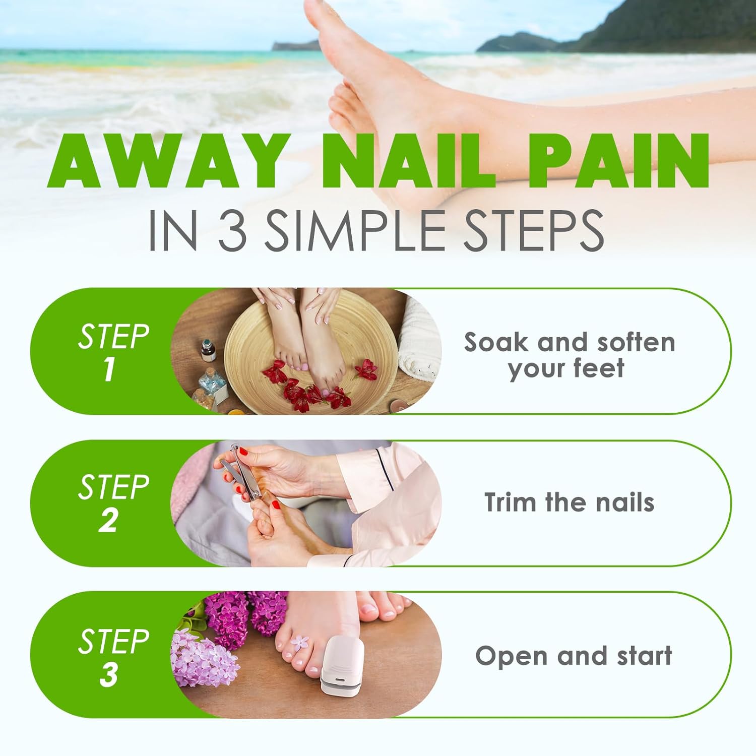 Blue Light Therapy Device for Toenail Fungus E293