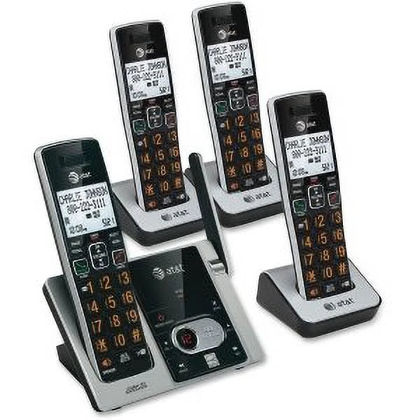Cordless Answering System with Caller ID, 4 Handsets A985465
