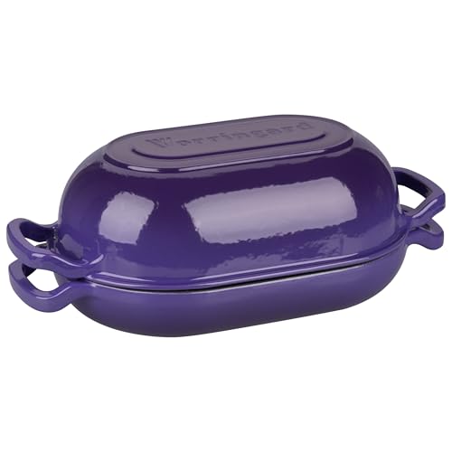 Enameled Cast Iron Dutch Oven with Lid for Bread Baking, 5QT M245