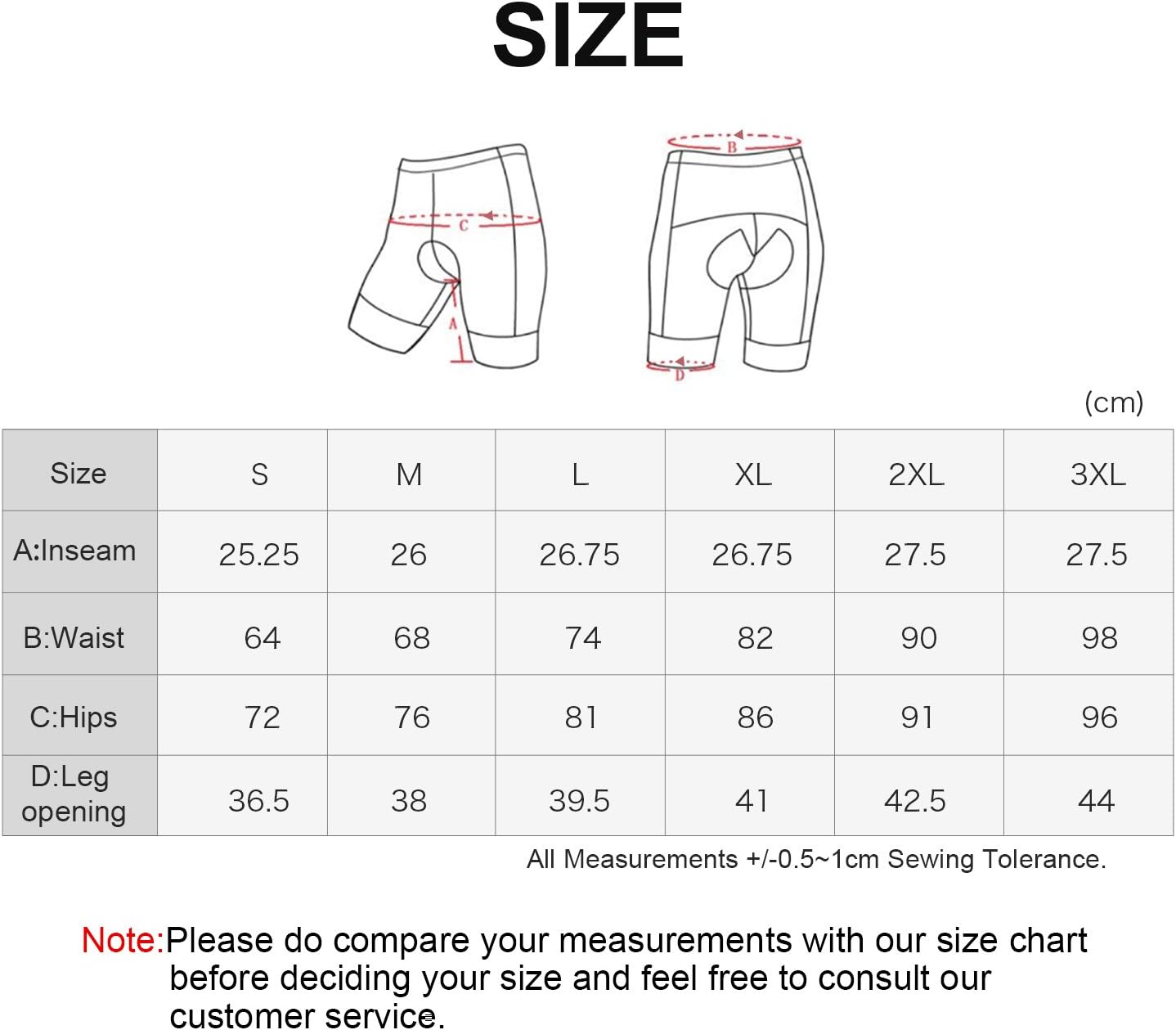 3D Padded Cycling Shorts for Men, Waterproof, Blue E959674