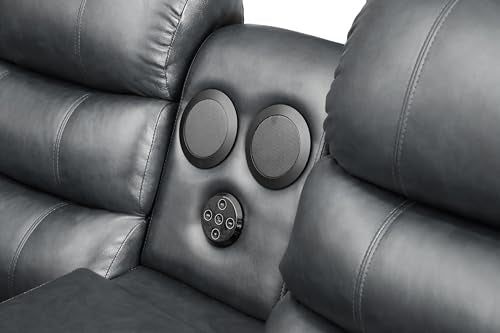 Brown Recliner Sectional Sofa I67754