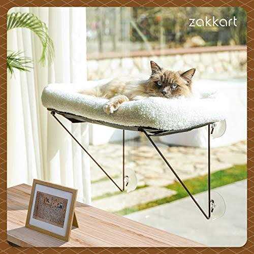 Cat Window Perch Metal Supported J1373