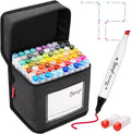 Bianyo Classic Series Alcohol-Based Dual Tip Art Markers, Set of 72