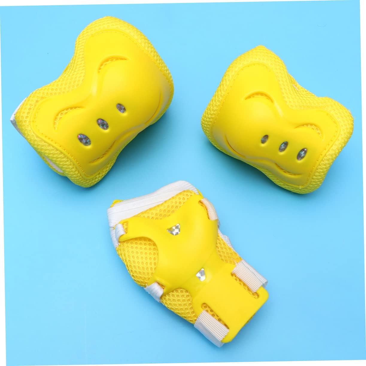 18-Piece Kids Knee & Elbow Pads Set with Wrist Guards for Cycling and Roller Skating L1224
