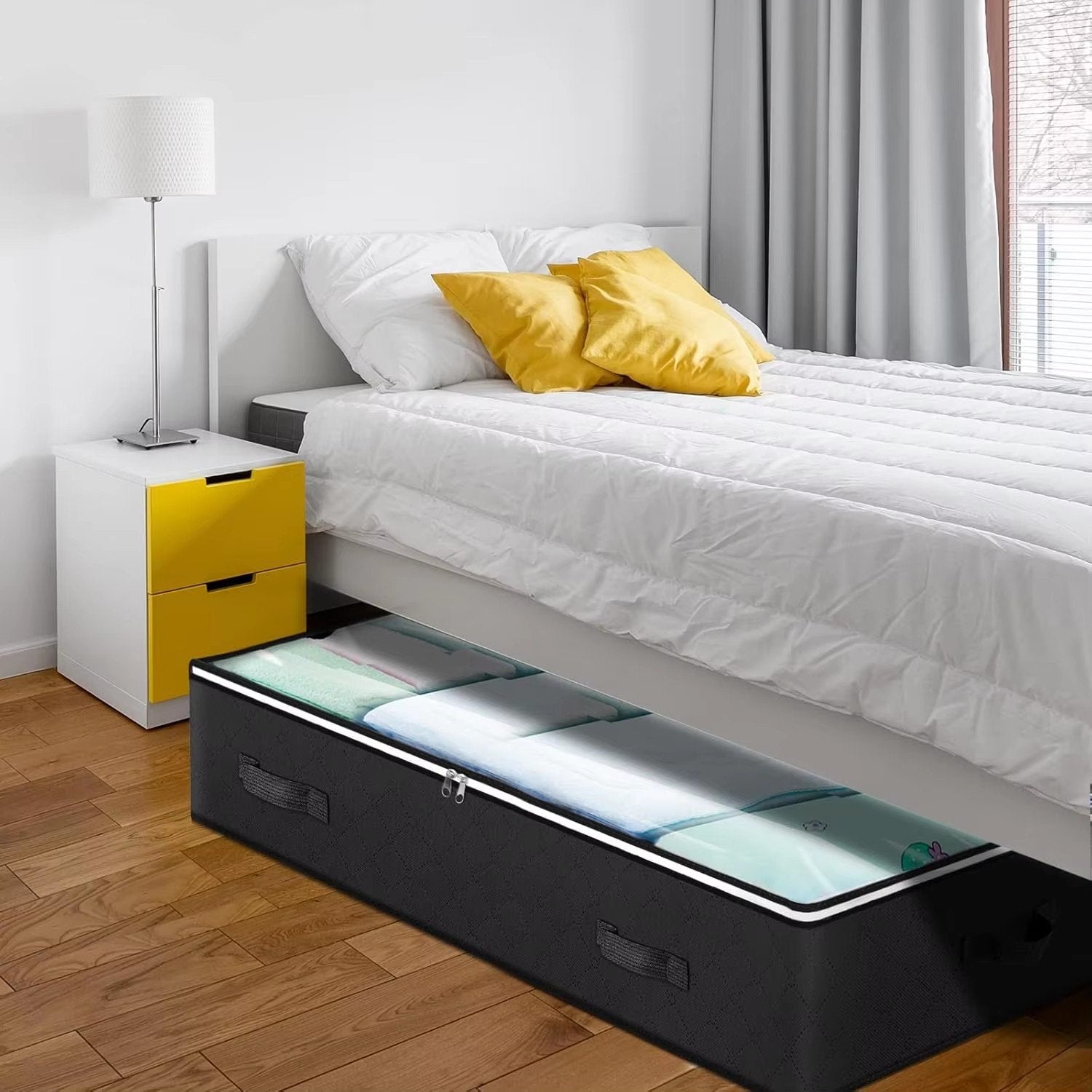 Heavy-Duty Underbed Storage Bags with Handles, Large Capacity X96867