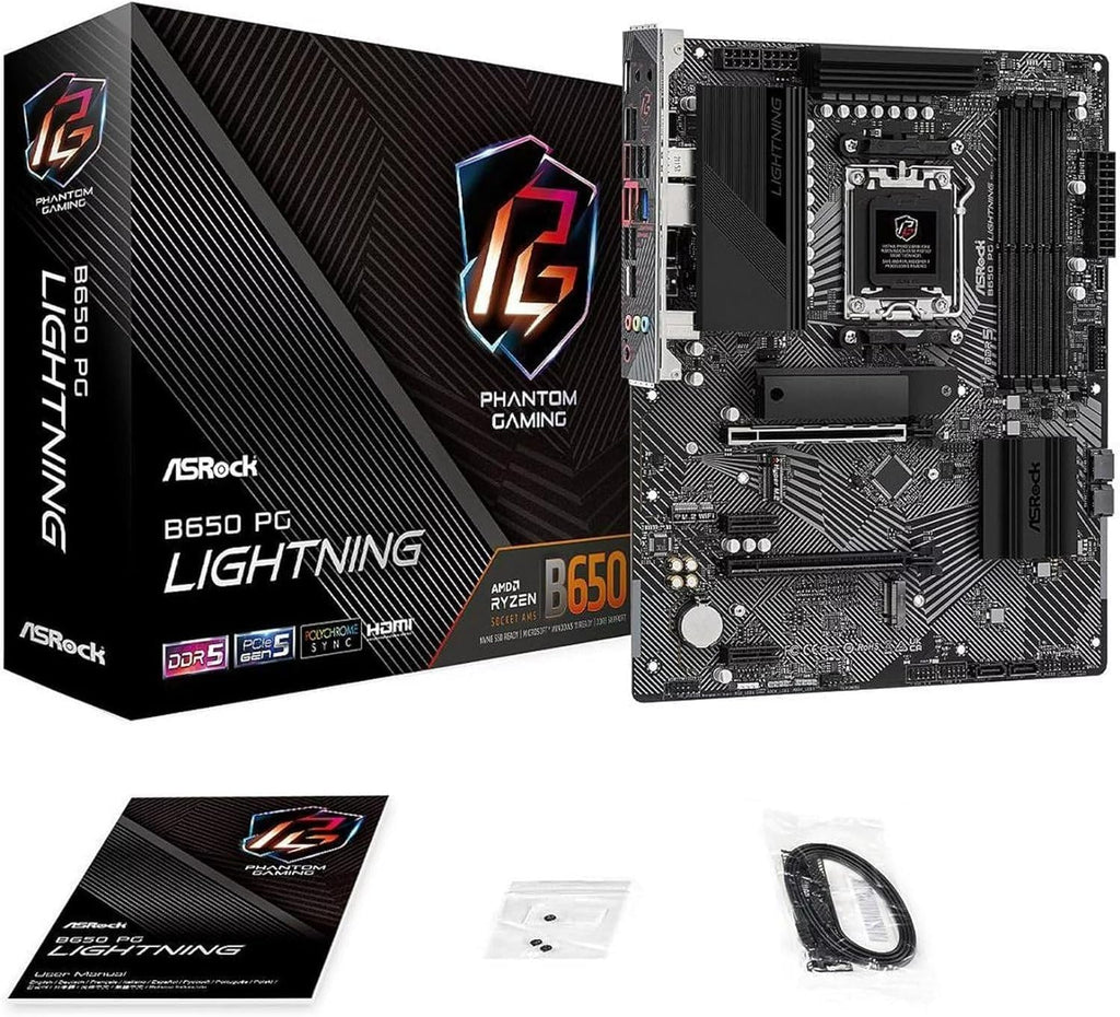 AM5 ATX Motherboard Bundle with AMD Ryzen 5 7600X, DDR5, PCIE 4.0 N39687