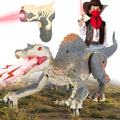 AOKESI Remote Control Dinosaur Toys, Electronic Walking Robotic Dinosaur Toy w/ Light Chasing Remote Control Auto Spraying Roaring, RC Dinosaur Toys Christmas Gift for Kids Boys Girls 3-12
