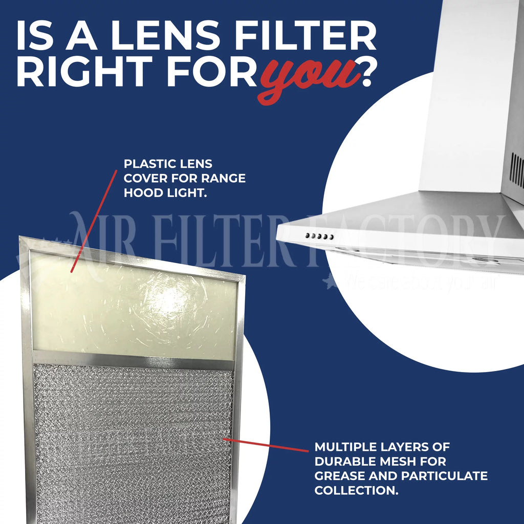 2-Pack 11 x 12 x 3/8 Aluminum Range Hood Grease Filters W534
