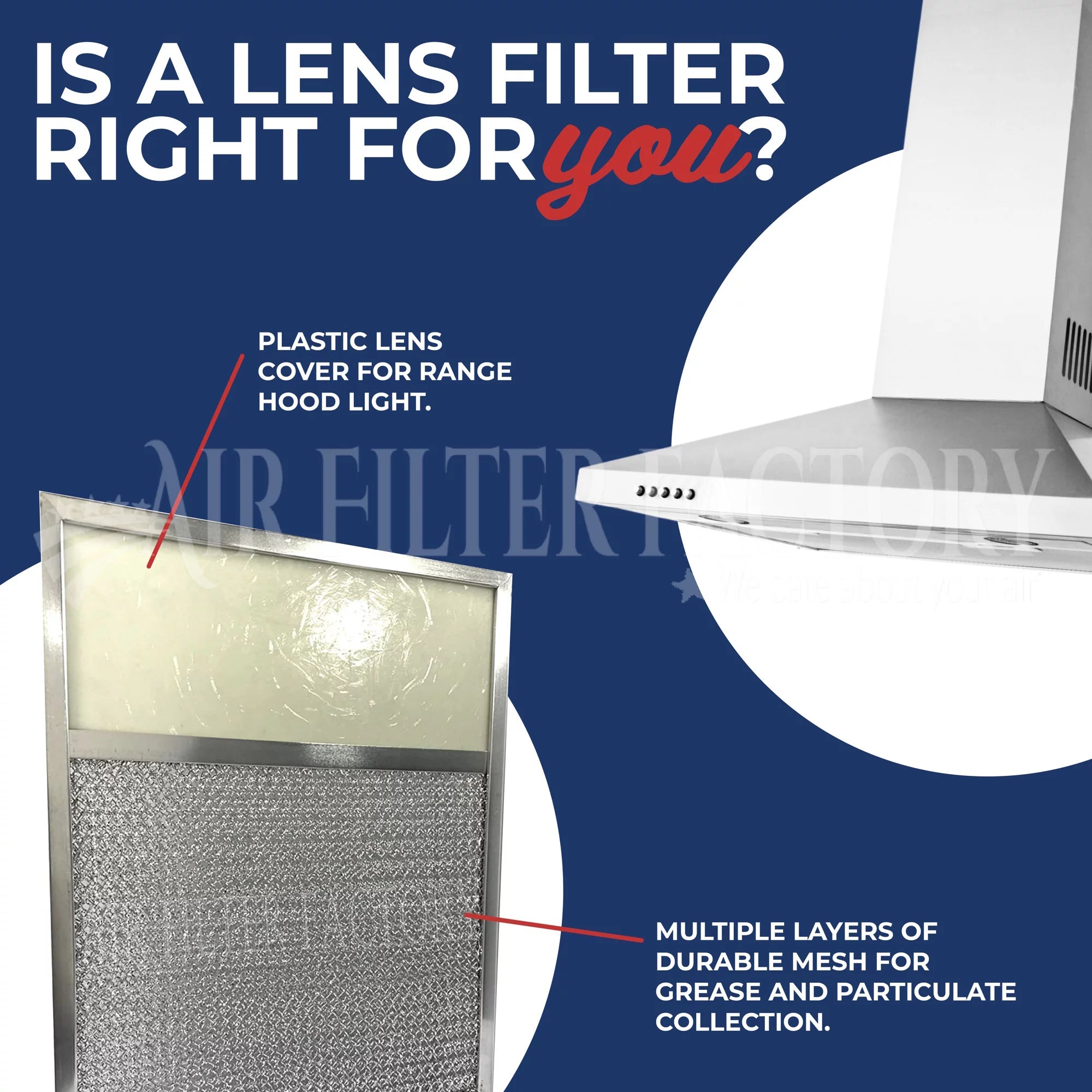 2-Pack 11 x 12 x 3/8 Aluminum Range Hood Grease Filters W534