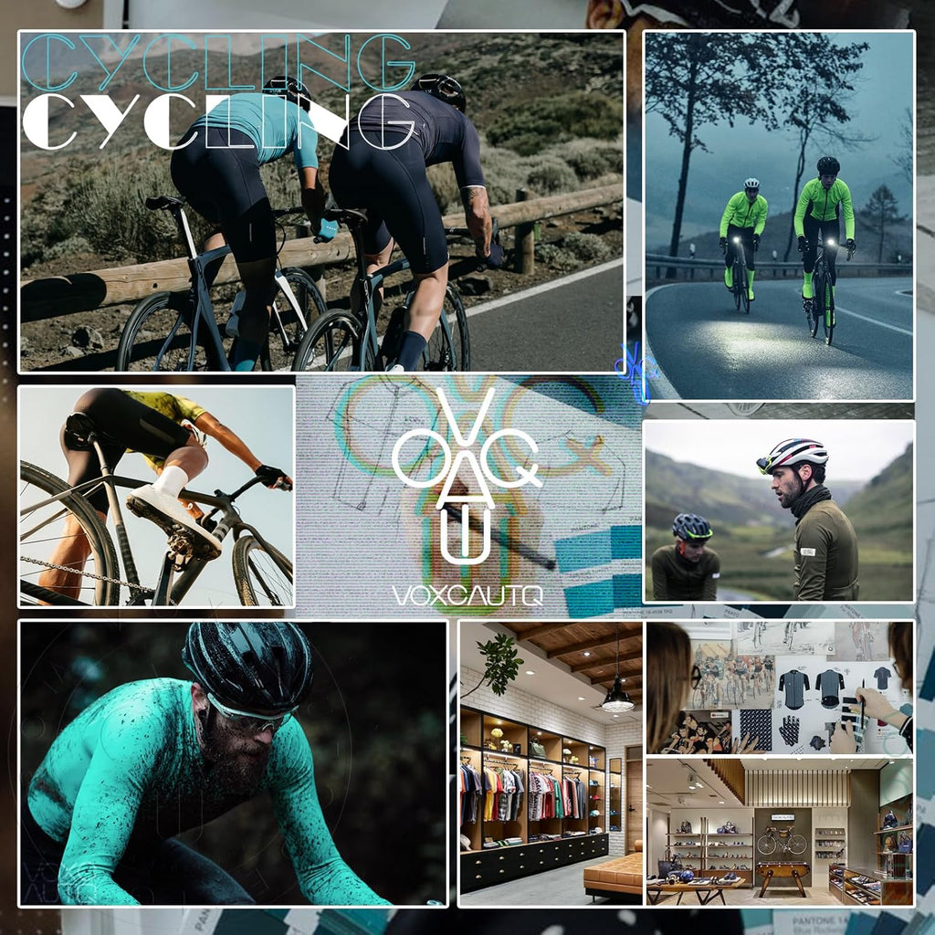 Men's Cycling Jersey Set with Bib Shorts N959286