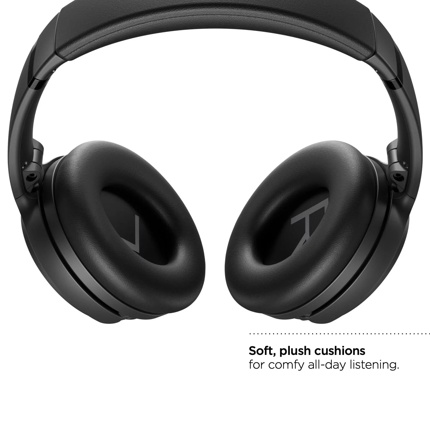 Wireless Noise Cancelling Over-Ear Headphones, Black C618
