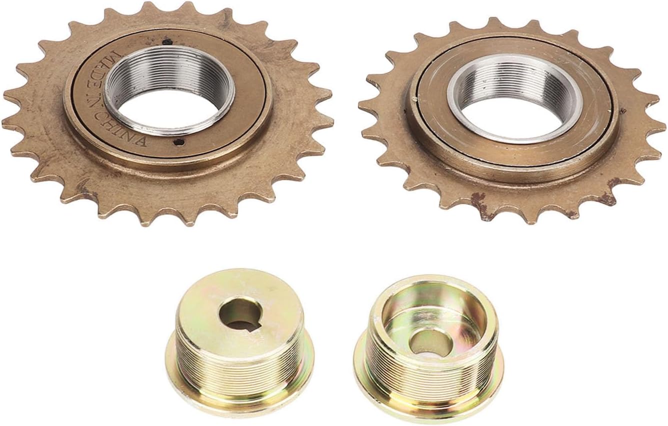 Iron Bike Freewheel Adapter Kit with 22T 24T Freewheel for Modification, Easy Installation