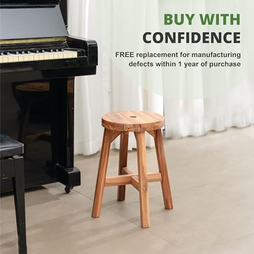 Wooden 2 Step Stool for Adults and Kids, 350 lbs Capacity W53775