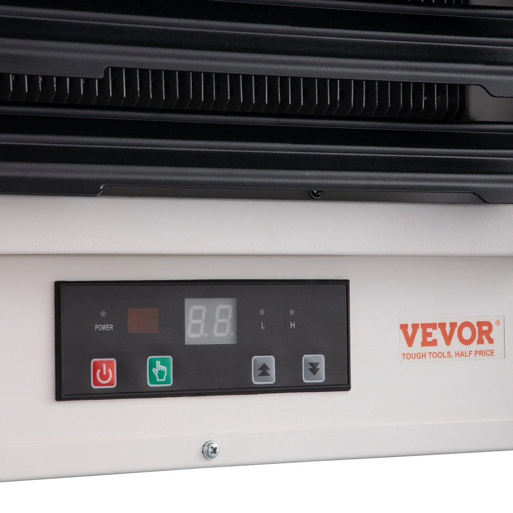Electric Garage Heater, 10000-Watt Fan-Forced Wall/Ceiling Mount with Remote Control N56978