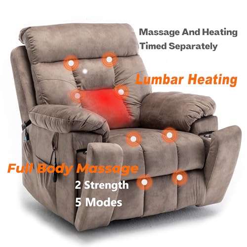 Electric Recliner Chair with Massage and Heating for Elderly H10742