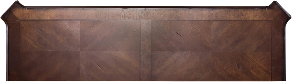 8 Drawer Double Dresser, Brownstone Finish C388