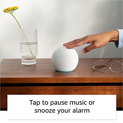 Echo Dot 5th Gen Smart Speaker with Alexa, Glacier White I29590