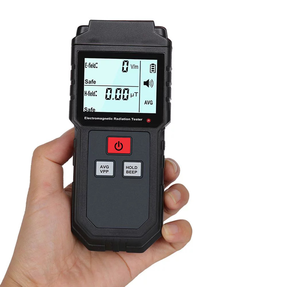 EMF Meter Electromagnetic Radiation Tester Digital Display W583042